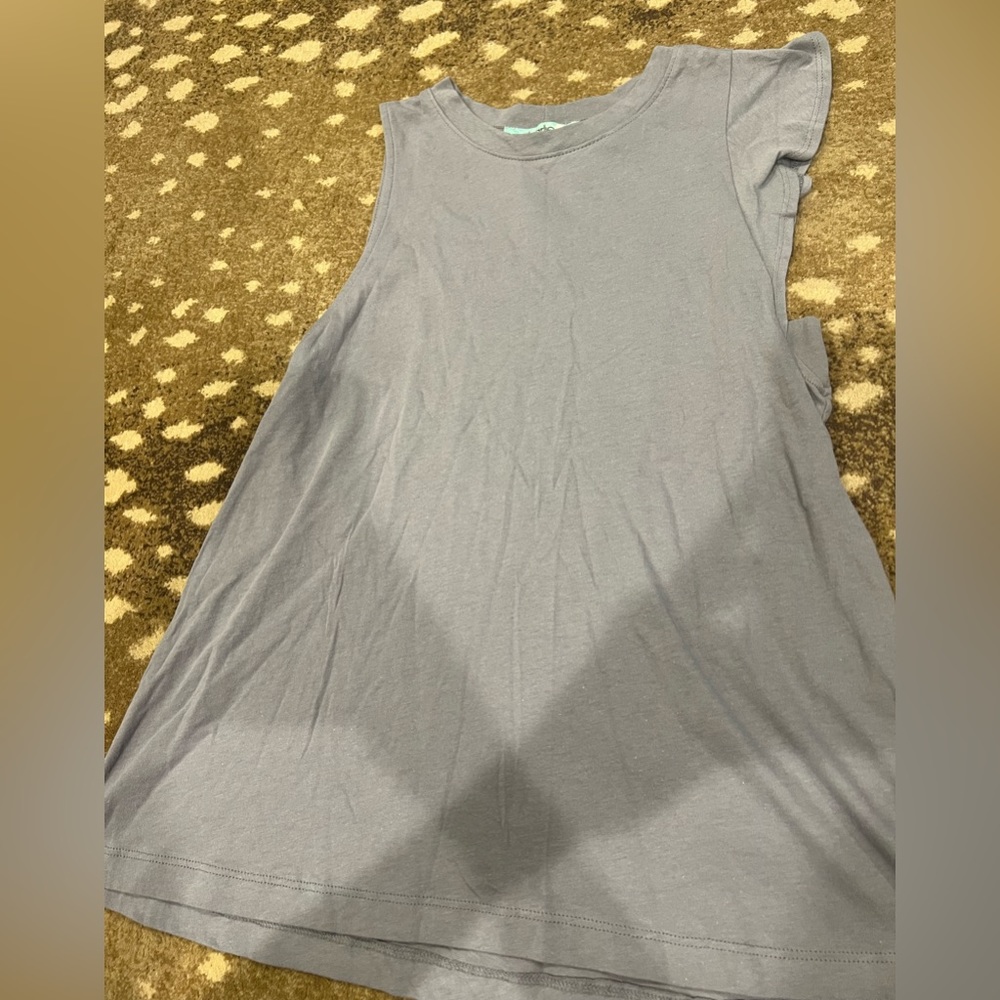 Karlie ruffle sleeve tank/medium